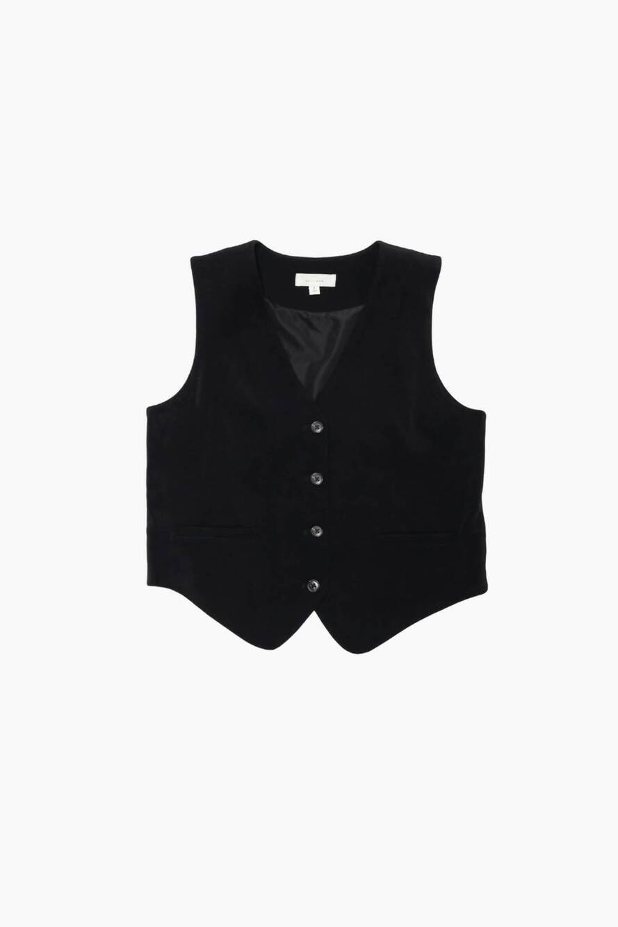 NEW MOD REF women's leola vest in black